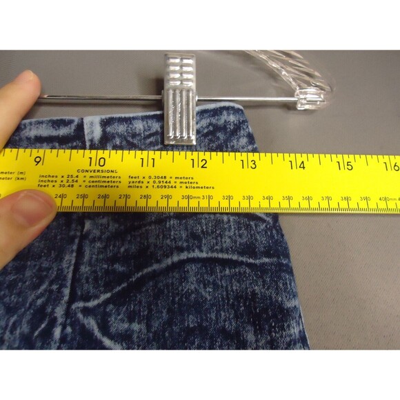 Forever 21 Denim Pencil Skirt Medium Stone Wash Womens Size Medium - Picture 4 of 6